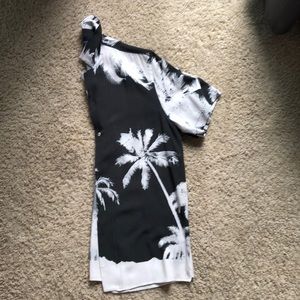Zara men’s palm tree button up